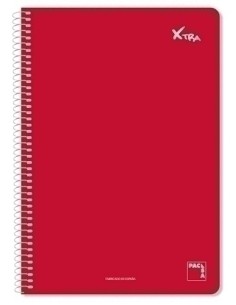 BLOCK PACSA XTRA 4º 80h PT.2,5 ROJO - Pack de 5 unidades